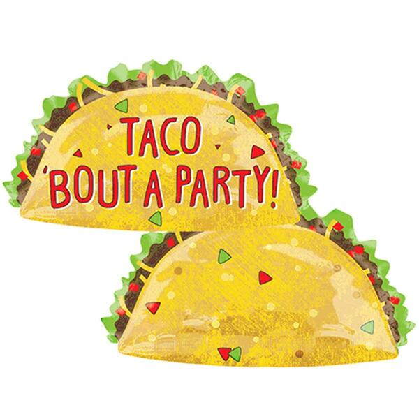 Anagram 33 in. Taco Party Super Shape Balloon 90351